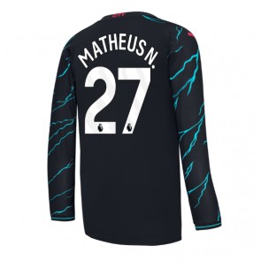 Maillot de foot Manchester City Matheus Nunes #27 Troisième 2023-24 Manche Longue